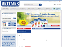 Tablet Screenshot of bettmer.at